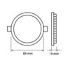 Spot LED Ingelec 3watt-6watt-12watt-18watt-24watt rond Enc/App – Image 2
