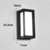 Applique LED décoratif extérieure – Image 9