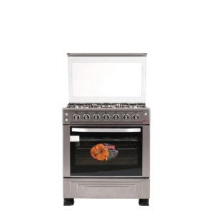 CUISINIERE ASTECH 5 FEUX 80/60 INOX 80MIS