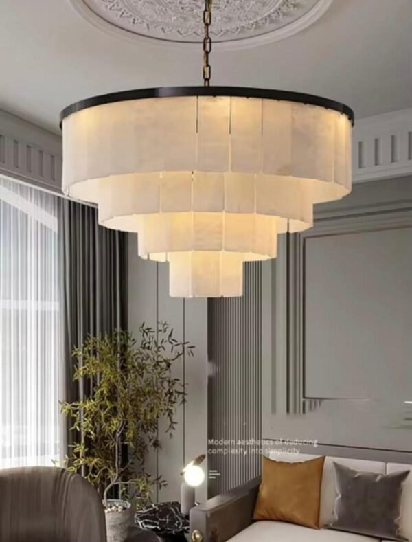 Lustre décoratif en marbre