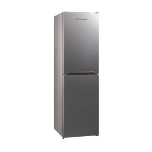 Réfrigérateur Combine 4 Tiroirs 330 Litres Avec Plaque Aluminium Semi Inox DE FROST Enduro RCST330SAP