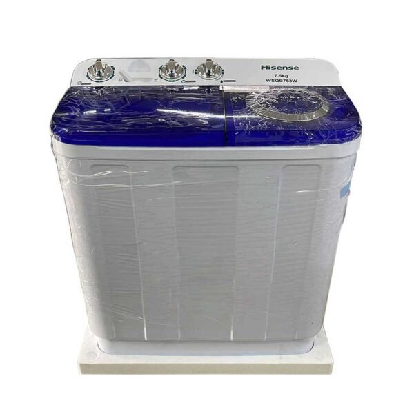 MACHINE A LAVER HISENSE 7KG SEMI-AUTOMATIQUE TWINTUB WSQB753W